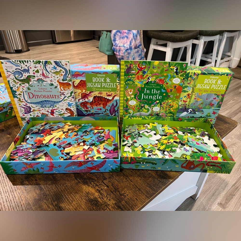 Usborne Dinosaur & Jungle Jigsaw Puzzles